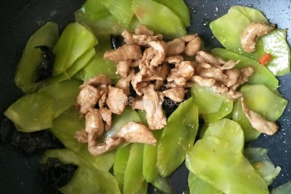 肉片莴笋的做法图解6