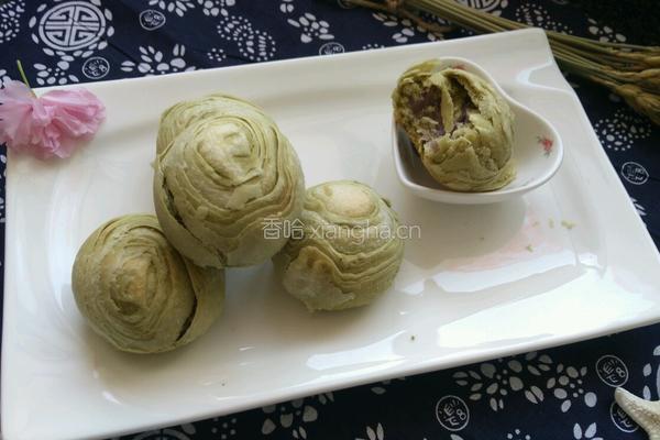 香芋抹茶酥的做法图解12