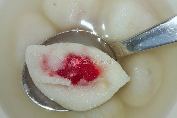 手工草莓汤圆的做法图解13