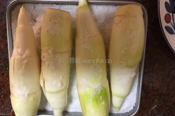 盐烤茭白的做法图解2