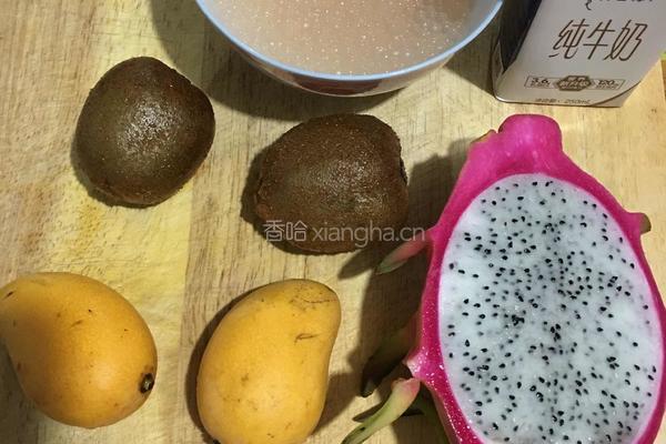 水果西米露的做法图解1
