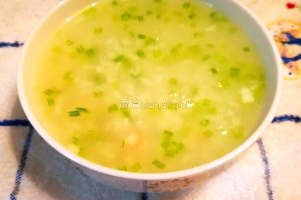 芹菜虾仁粥的做法图解5