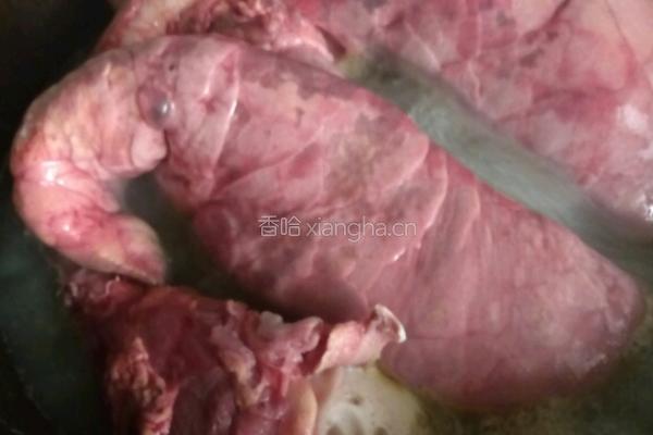 冷切蒜泥猪肺子的做法图解3
