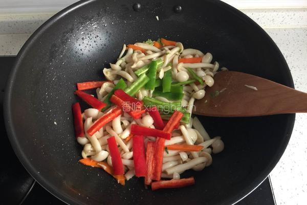 素炒白玉菇的做法图解9