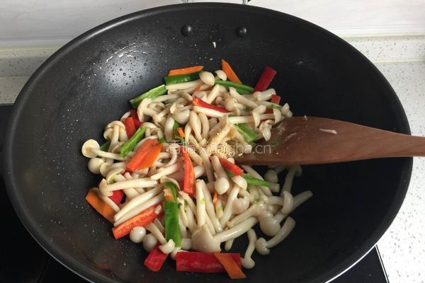 素炒白玉菇的做法图解10
