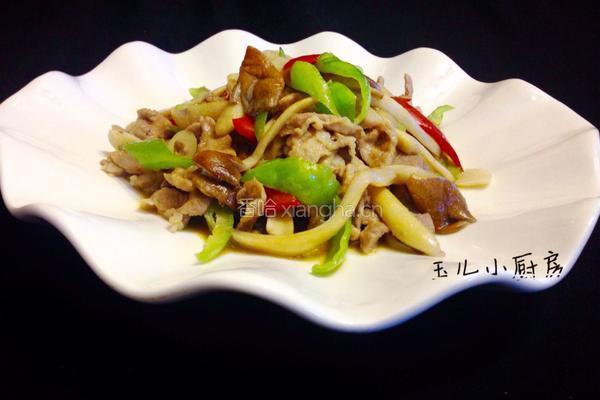 大球盖菇炒肉