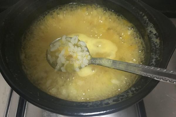 石斛南瓜砂锅粥的做法图解7