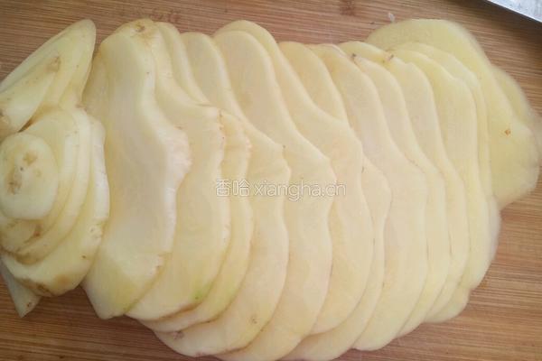 香煎土豆片的做法图解2