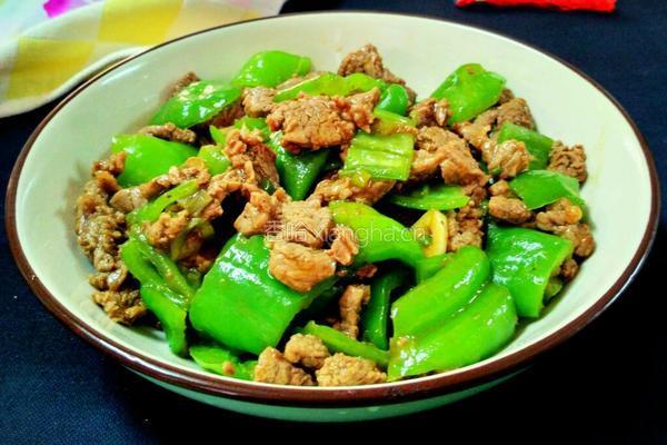 尖椒牛肉片的做法图解12
