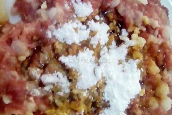 豆腐酿肉的做法图解4