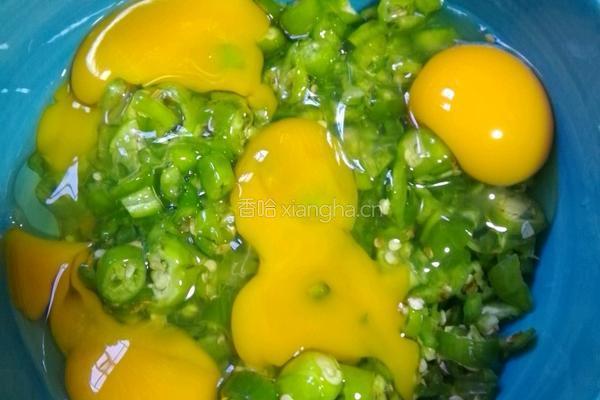 青椒蛋饼的做法图解2