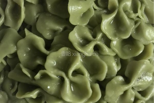 蝴蝶面（青汁）的做法图解6