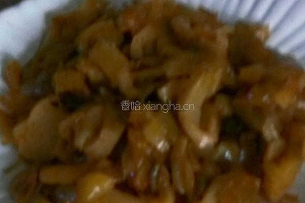 榨菜炒肉丝的做法图解4