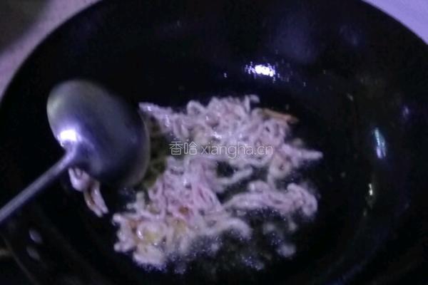 榨菜炒肉丝的做法图解8