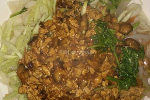 肉酱香菇面的做法图解16