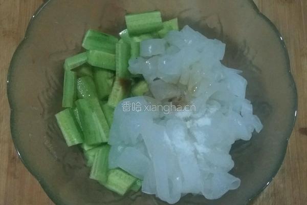 黄瓜拌拉皮的做法图解4
