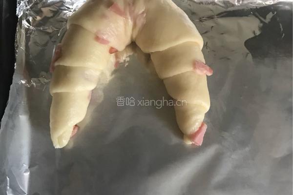 火腿牛角的做法图解7