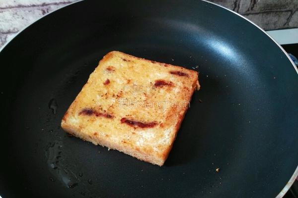 豆沙土司三明治的做法图解4