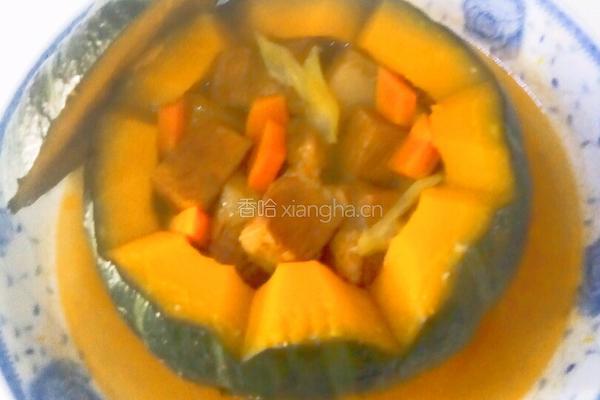 蒸南瓜五花肉的做法图解11