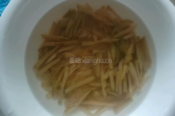 榨菜肉丝的做法图解3
