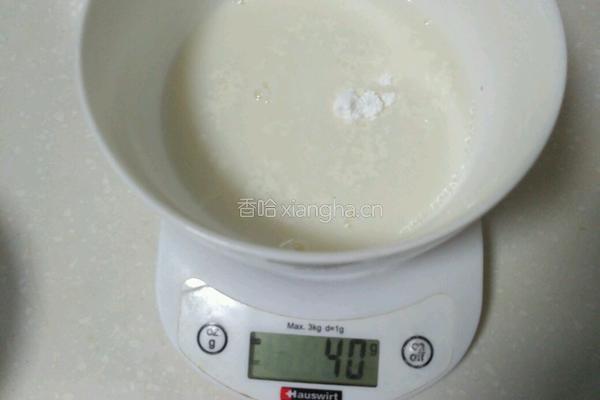 椰丝牛奶小方的做法图解3