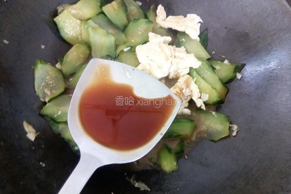 黄瓜炒蛋的做法图解8