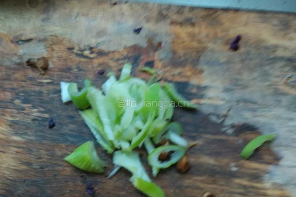 油菜蚝油香菇的做法图解4