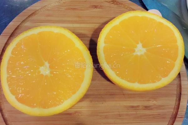 橙子冰沙的做法图解1