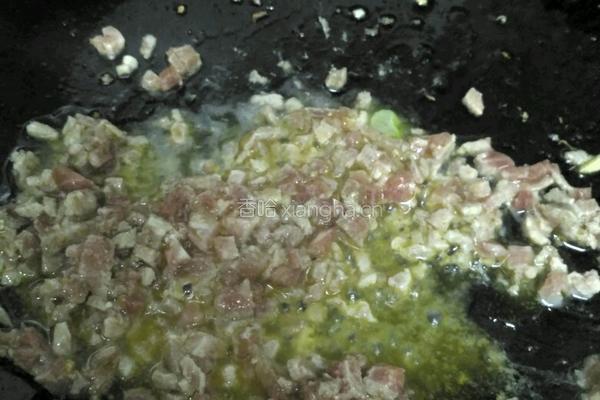 肉沫蒜香蚝油油菜的做法图解5