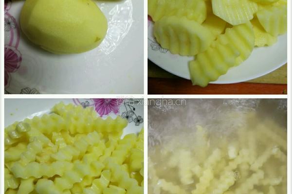 风味狼牙土豆条的做法图解1