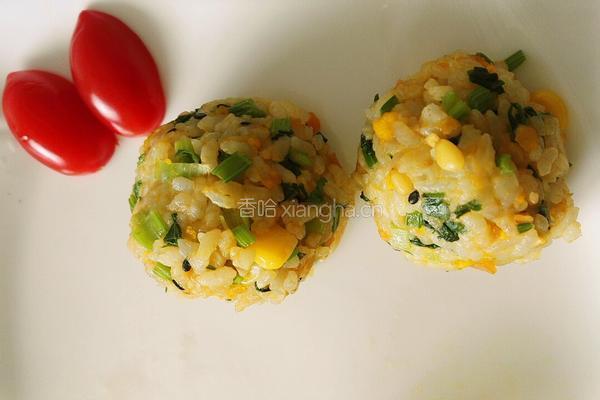 芹菜饭团的做法图解3