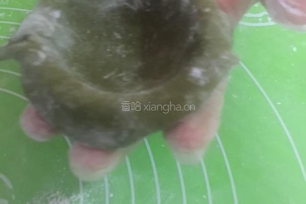 抹茶雪媚娘的做法图解7