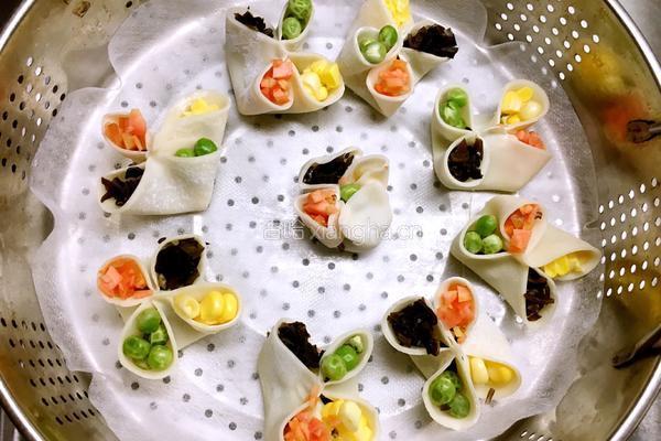 什锦蒸饺，饺子的做法图解3