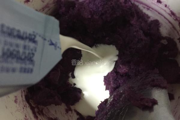 芝士紫薯的做法图解4