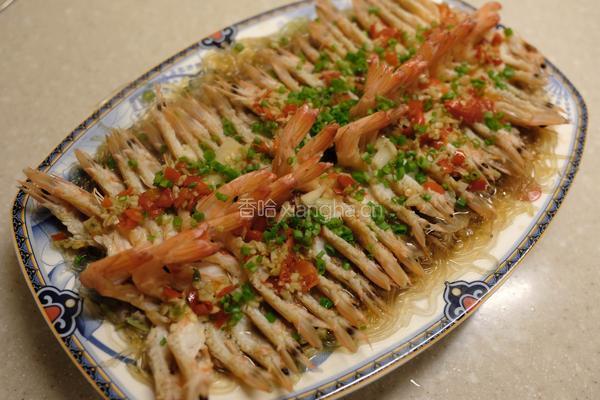 肉糜蒜蓉粉丝蒸虾的做法图解7