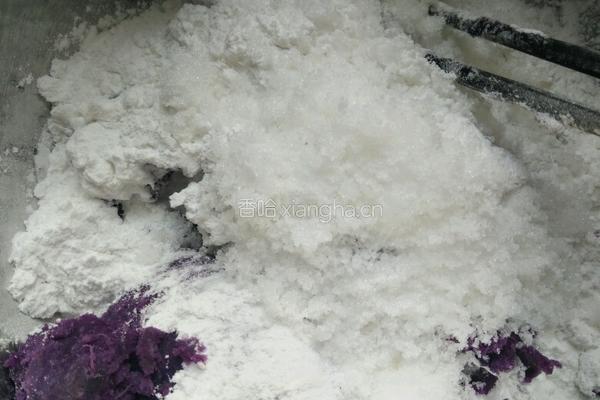 山药紫薯糍的做法图解5