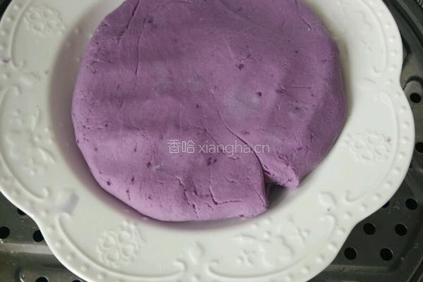 山药紫薯糍的做法图解6