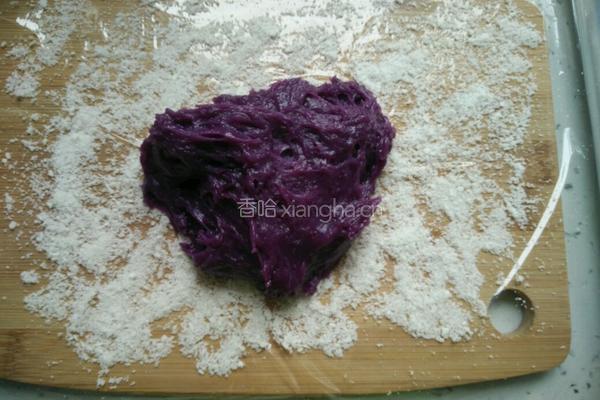 山药紫薯糍的做法图解9