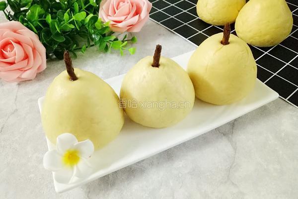 仿真梨包(花式面点)的做法图解1