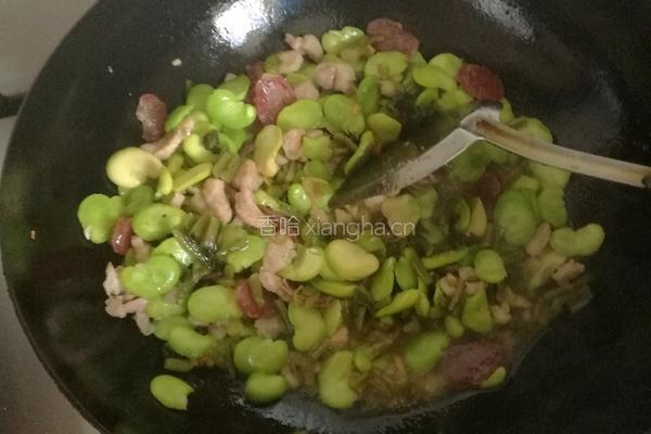 腊肠豆瓣的做法图解8