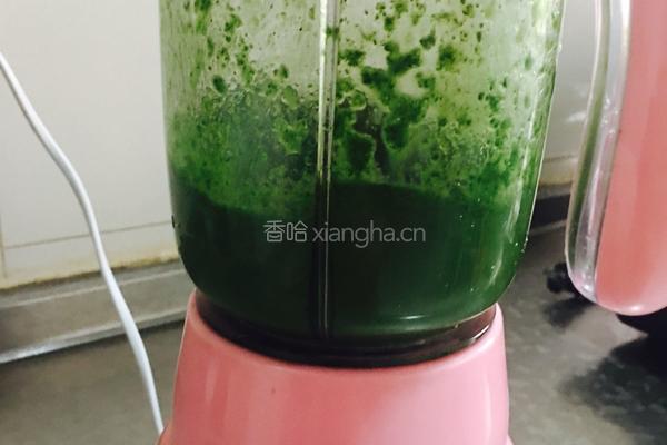 菠菜手擀面的做法图解4