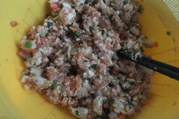 胡萝卜豆腐猪肉馅包子的做法图解13