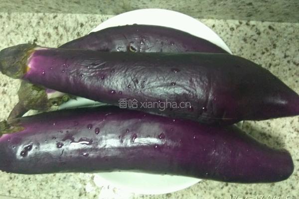 菊花茄子的做法图解1