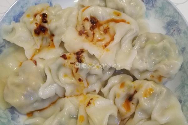 芹菜猪肉水饺的做法图解5