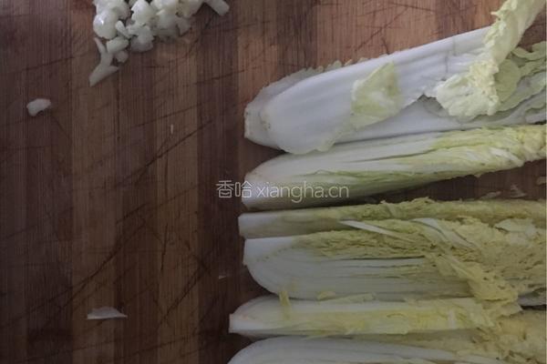 蒜蓉粉丝娃娃菜的做法图解2