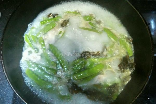 豌豆角肉片汤的做法图解8
