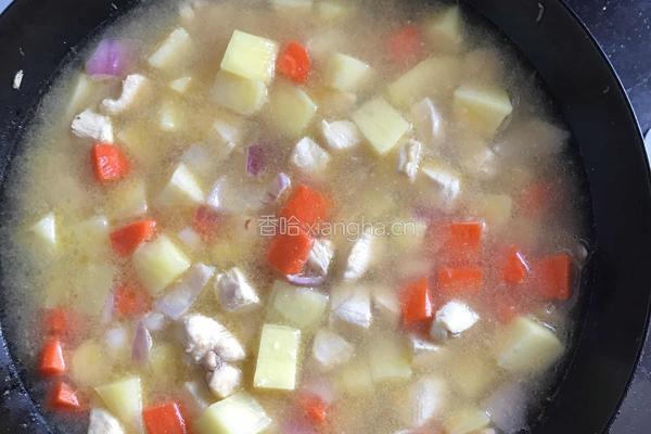 咖喱鸡肉饭的做法图解6