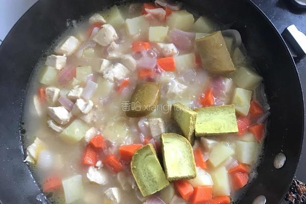 咖喱鸡肉饭的做法图解9