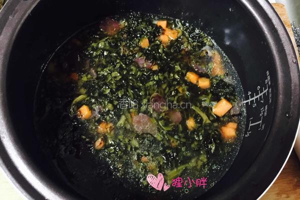 雪菜香肠焖饭的做法图解10