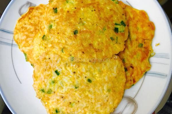 米饭煎饼的做法图解4